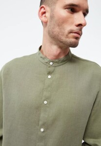 Givn Herren Hemd GB-Wes Faded Olive (linen)