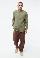 Givn Herren Hemd GB-Wes Faded Olive (linen)