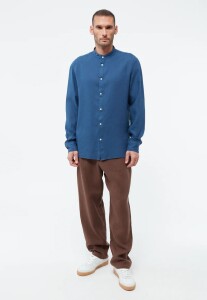 Givn Herren Hemd GB-Wes Blazing blue (linen)