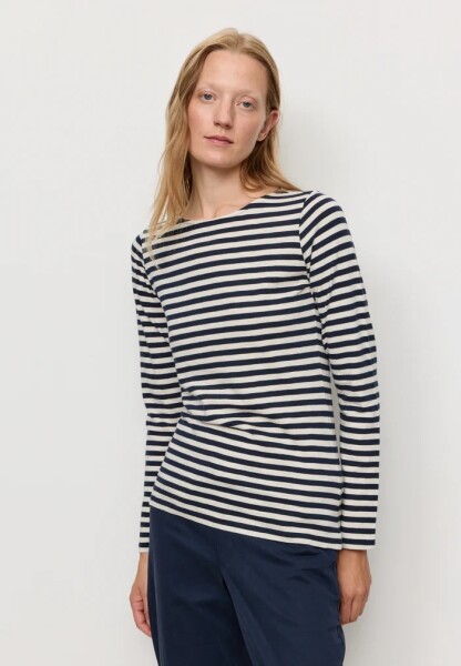Recolution Damen Longsleeve Iris Stripes dark navy