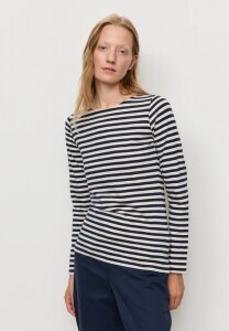 Recolution Damen Longsleeve Iris Stripes dark navy
