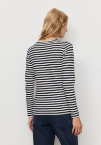 Recolution Damen Longsleeve Iris Stripes dark navy
