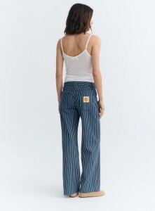 Thinking Mu Damen Hose Kettan Railway Stripes