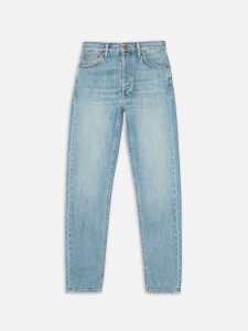 Nudie Jeans Damen Breezy Britt Blue Wave