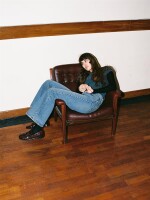 Nudie Jeans Damen Dusty Dee Streaky Wash