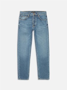 Nudie Jeans Herren Hose Solid Ollie Blue Blur