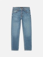 Nudie Jeans Herren Hose Solid Ollie Blue Blur