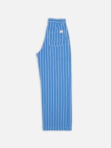 Nudie Jeans Damen Hose Gullan Striped Blue/Off-White