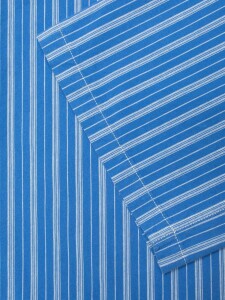 Nudie Jeans Damen Hose Gullan Striped Blue/Off-White