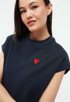 Givn Damen T-Shirt GB-Laila midnight blue (Heart)