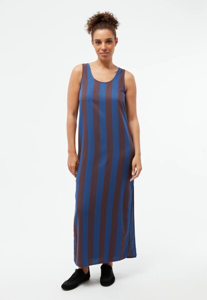 GIVN Damen Kleid GB-Lotta Blazing Blue/ Chocolate Brown