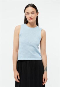 Givn Damen Top GB-Shirley Ice Water Blue (Jacquard)