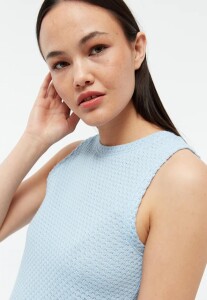 Givn Damen Top GB-Shirley Ice Water Blue (Jacquard)
