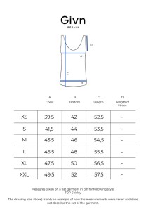 Givn Damen Top GB-Shirley Ice Water Blue (Jacquard)