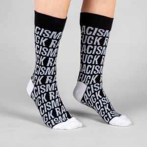 Dedicated Unisex Socken Fuck Racism 36-40