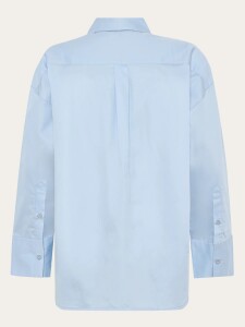 KnowledgeCotton Damen Bluse 2090097 Dew relaxed Skyway