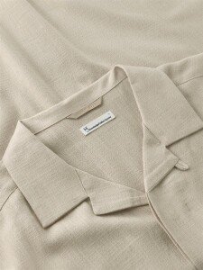 KnowledgeCotton Herren Hemd kurzarm 1090160 relaxed short...
