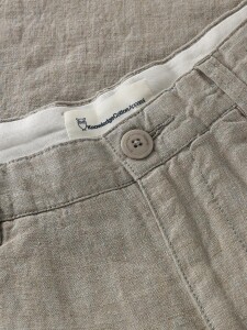 Knowledge Cotton Herren Hose Chuck regular linen 1070060...