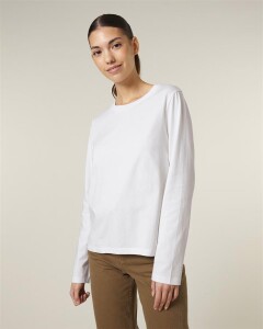 Stanley&Stella Damen Longsleeve Muser White