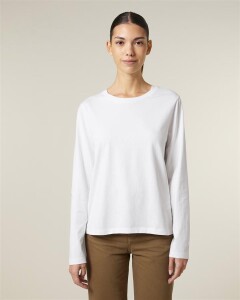 Stanley&Stella Damen Longsleeve Muser White