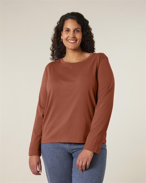 Stanley&Stella Damen Longsleeve Muser Heritage Brown