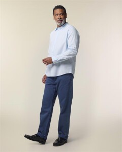 Stanley&Stella Herren Hemd Stanley Styler Summer Blue