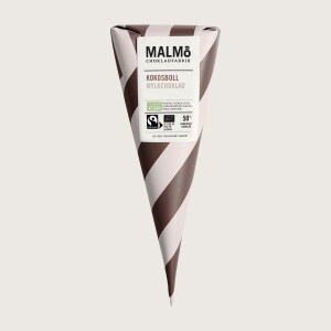 Malmö Schokolade Cones 90g Kokosnuss-Kugel