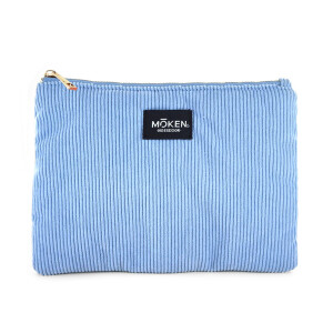 Moken Tasche Corduroy Graublau