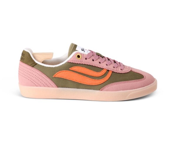 Genesis Footwear Damen Schuhe G-Volley Mesh Old rose /olive/orange