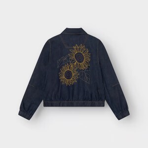 Dedicated Damen Jacke Sunna Denim Dark Blue