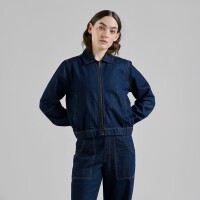 Dedicated Damen Jacke Sunna Denim Dark Blue
