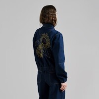 Dedicated Damen Jacke Sunna Denim Dark Blue