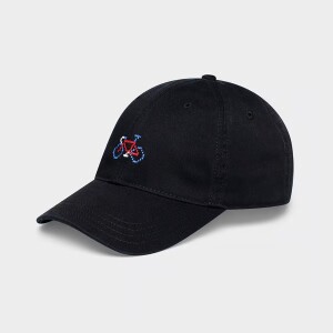 Dedicated Unisex Basecap Slussen Stitch Bike Black