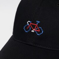 Dedicated Unisex Basecap Slussen Stitch Bike Black