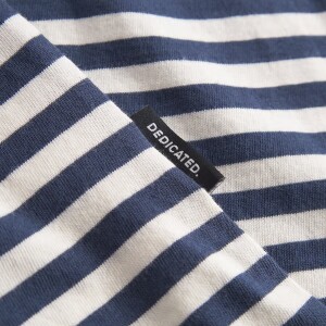 Dedicated Herren T-Shirt Stockholm Stripes Insignia Blue