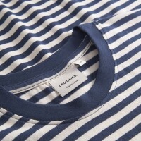 Dedicated Herren T-Shirt Stockholm Stripes Insignia Blue