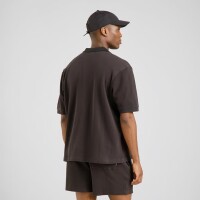 Dedicated Herren Hemd Kurzarm Falkvik Waffle Phantom Black