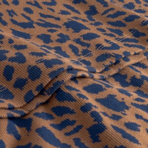 Dedicated Damen Kleid Motala Rib Leopard Light Brown