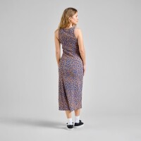 Dedicated Damen Kleid Motala Rib Leopard Light Brown