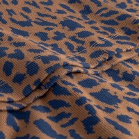 Dedicated Damen Kleid Motala Rib Leopard Light Brown