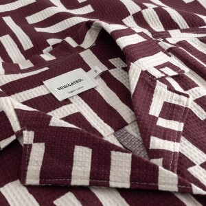 Dedicated Damen Bluse Torup Lines & Sticks Fig