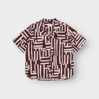Dedicated Damen Bluse Torup Lines & Sticks Fig