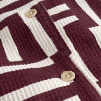 Dedicated Damen Bluse Torup Lines & Sticks Fig