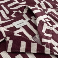 Dedicated Damen Bluse Torup Lines & Sticks Fig
