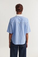 Basic Apparel Damen Bluse Siba Frozen Fjord/bright white/sky captain
