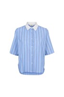 Basic Apparel Damen Bluse Siba Frozen Fjord/bright white/sky captain