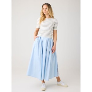 KnowledgeCotton Damen Rock Satin Pleat SkyWay 2040026