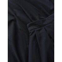 KnowledgeCotton Damen Rock Satin Pleat black jet 2040026