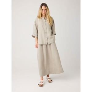 KnowledgeCotton Damen Hemdbluse Linen Twill  - yarndyed 2090090