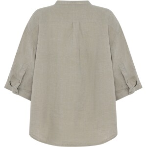 KnowledgeCotton Damen Hemdbluse Linen Twill  - yarndyed 2090090